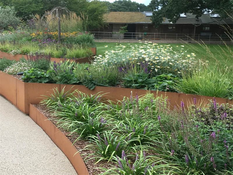 environmentally friendly garden bed edging For Park Project